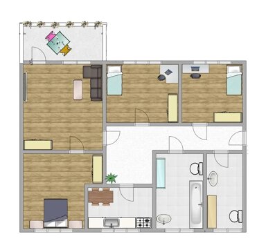 Wohnung zum Kauf provisionsfrei 113.280 € 4 Zimmer 77 m² frei ab sofort Am Alten Bahnhof Rheidt-Hüchelhoven Bergheim 50129