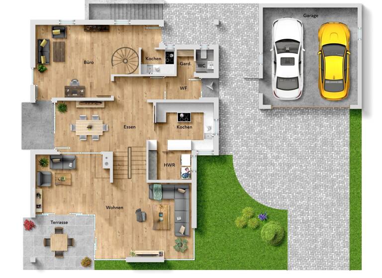 Einfamilienhaus zum Kauf 890.000 € 7 Zimmer 236,4 m²<br/>Wohnfläche 754 m²<br/>Grundstück Bondorf Bad Saulgau 88348