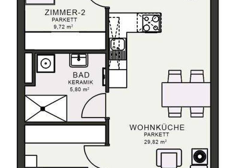 Wohnung zur Miete - Erstbezug 737 € 3 Zimmer 66,1 m² 3. Geschoss frei ab sofort Fröhlichgasse 23-35 Jakomini Graz 8010