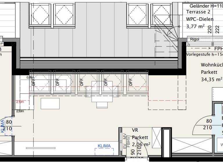 Wohnung zum Kauf - Erstbezug 379.000 € 2 Zimmer 55,3 m² 6. Geschoss Klenaugasse 5 Wien 1220