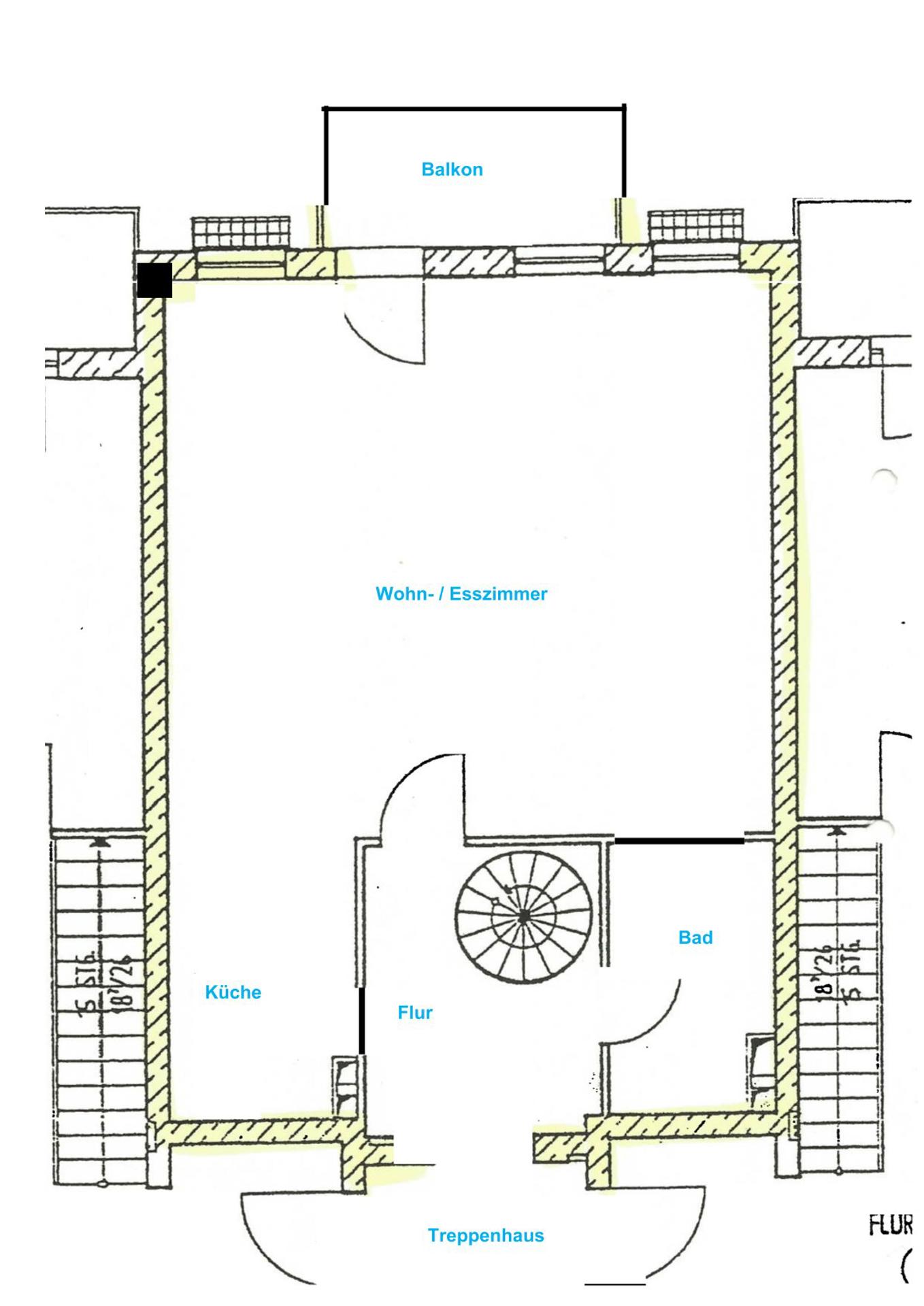 Wohnung zum Kauf 192.600 € 3 Zimmer 80 m²<br/>Wohnfläche 2.<br/>Geschoss Machern Machern 04827