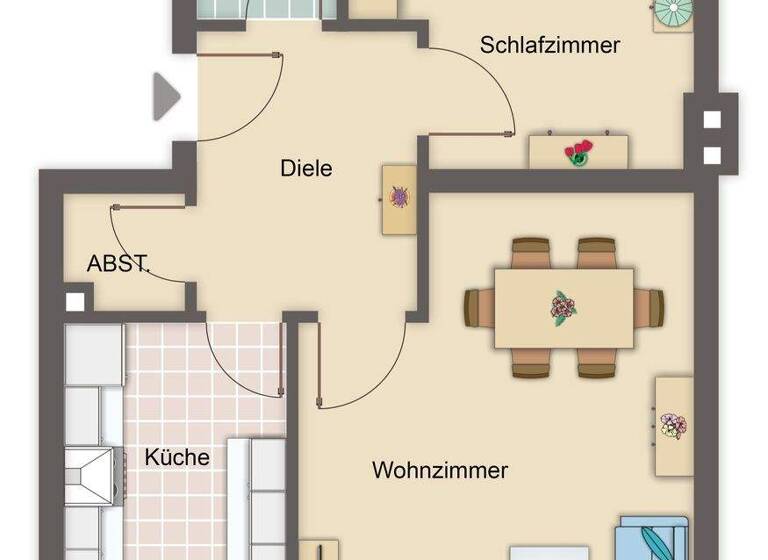 Wohnung zum Kauf 189.000 € 2 Zimmer 58 m² 3. Geschoss Singen Singen (Hohentwiel) 78224