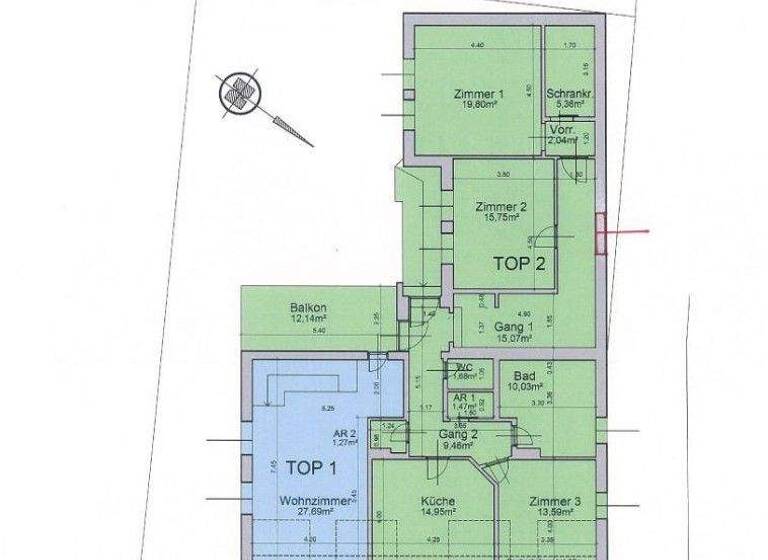 Wohnung zum Kauf 218.000 € 3 Zimmer 110 m² 2. Geschoss Weißenkirchen in der Wachau 3610