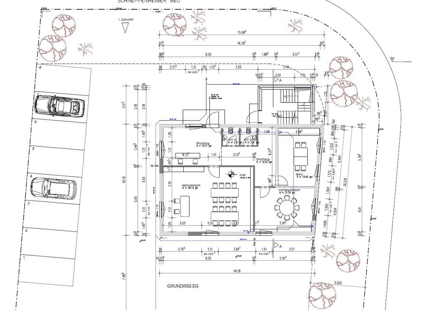 Bürofläche zur Miete provisionsfrei 995 € 125 m²<br/>Bürofläche Schneppenheimer Weg 46A Großbüllesheim Euskirchen 53881