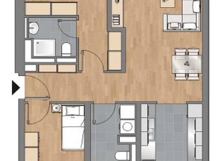 Wohnung zur Miete 1.140 € 3 Zimmer 90,7 m²<br/>Wohnfläche 1.<br/>Geschoss 01.06.2025<br/>Verfügbarkeit Rheinallee 8 Süd / Stadtbezirk 123 Ludwigshafen am Rhein, Süd 67061