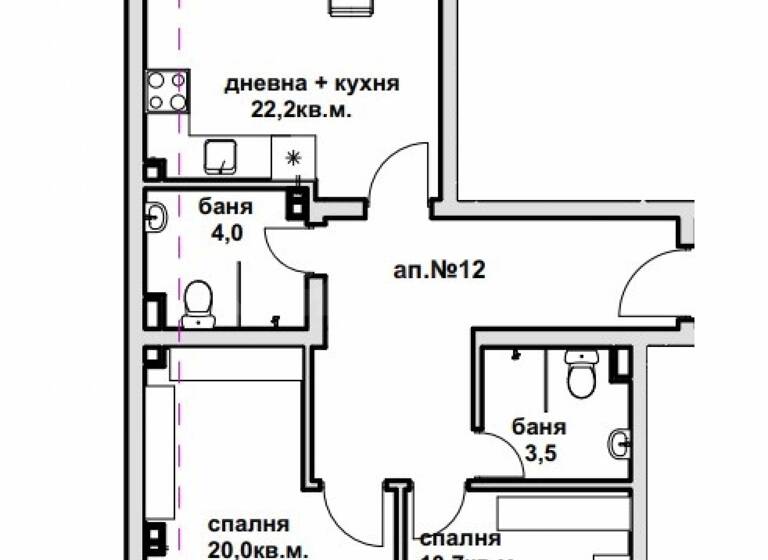 Studio zum Kauf 106.031 € 3 Zimmer 108,8 m² Tsarevo