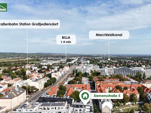 Wohnung zur Miete 1.097 € 3 Zimmer 75,9 m² 4. Geschoss frei ab 01.12.2026 Siemensstraße 5 Wien 1210