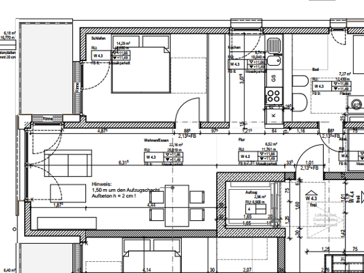 Wohnung zur Miete 845 € 2 Zimmer 58,6 m² 4. Geschoss frei ab 01.09.2026 Friedenstraße 36 Maxfeld Nürnberg 90409