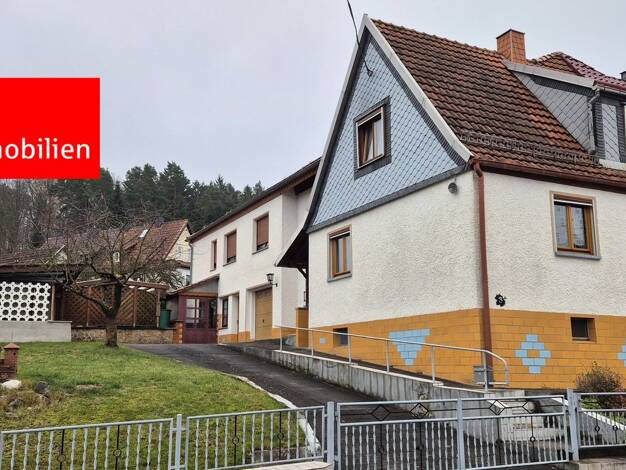 Doppelhaushälfte zum Kauf 114.000 € 6 Zimmer 187 m² 616 m² Grundstück Bad Liebenstein Bad Liebenstein 36448