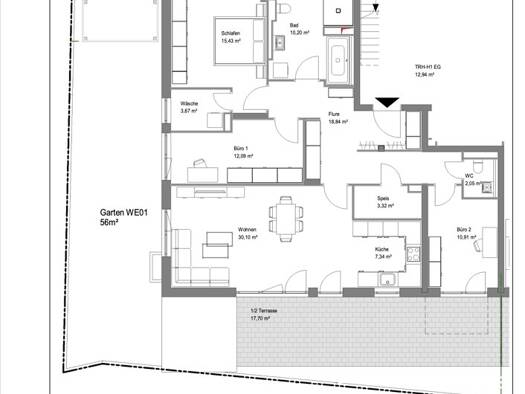 Wohnung zum Kauf 754.355 € 4 Zimmer 131,7 m² EG Nagold 72202