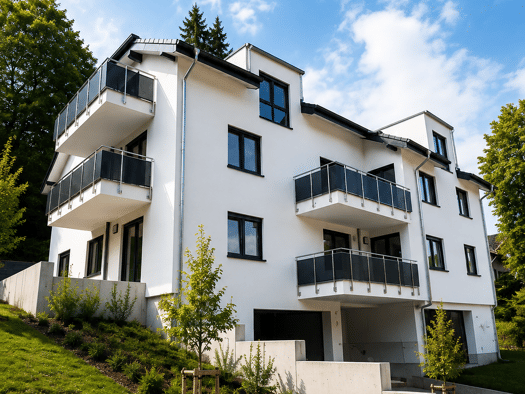Wohnung zum Kauf - Erstbezug provisionsfrei 192.000 € 3 Zimmer 84 m² Geschoss 2/2 frei ab sofort Talstraße 14 Winterscheid Ruppichteroth 53809