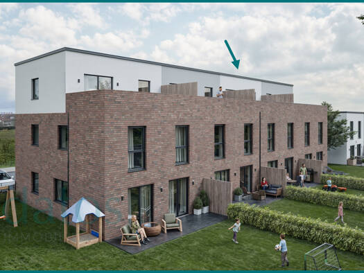 Reihenmittelhaus zum Kauf - Erstbezug 475.000 € 5 Zimmer 149 m² 198 m² Grundstück Dissen Dissen a. T. W. 49201