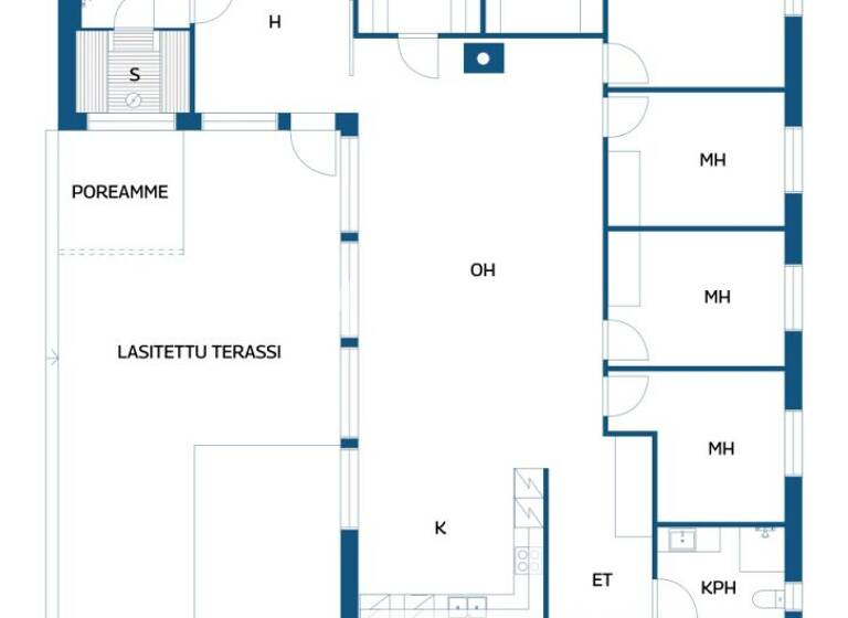 Einfamilienhaus zum Kauf 449.000 € 6 Zimmer 154 m² 1.280 m² Grundstück Tasataltankatu 8 Seinäjoki 60200