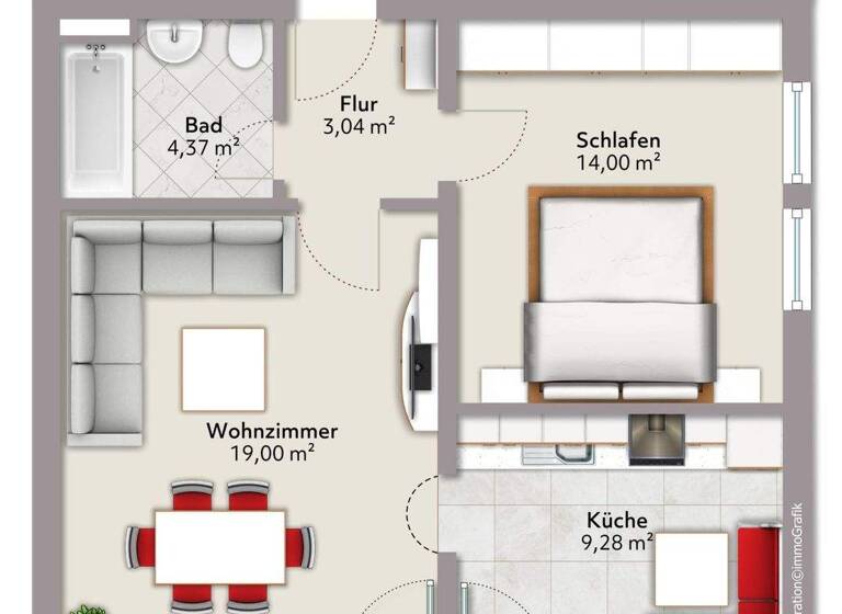 Wohnung zum Kauf 198.000 € 2 Zimmer 54,6 m² Grassau 83224