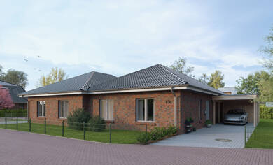 Bungalow zum Kauf - Neubau 309.500 € 3 Zimmer 89 m² 360 m² Grundstück Apen Apen 26689