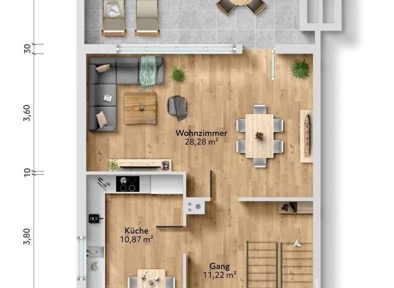 Doppelhaushälfte zum Kauf 539.000 € 4 Zimmer 135 m² 251 m² Grundstück Niedernburg Prutting 83134