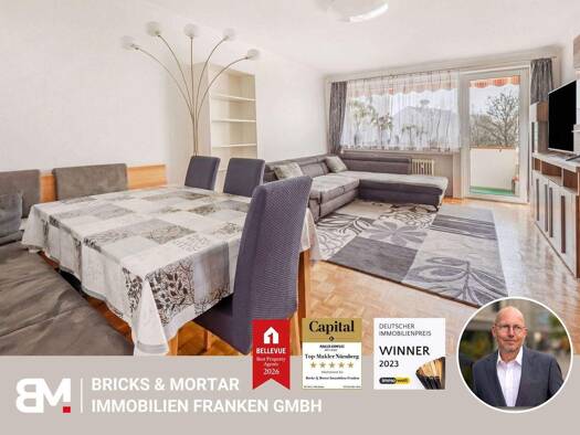 Wohnung zum Kauf 264.000 € 3 Zimmer 79 m² 3. Geschoss Schoppershof Nürnberg 90491