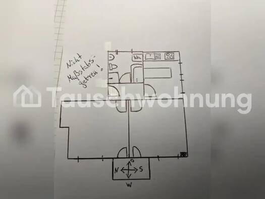 Wohnung zur Miete Tauschwohnung 450 € 2 Zimmer 59 m² EG Ellerbek Kiel 24148