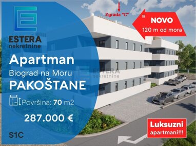 Wohnung zum Kauf 287.000 € 3 Zimmer 70 m² Pakostane center