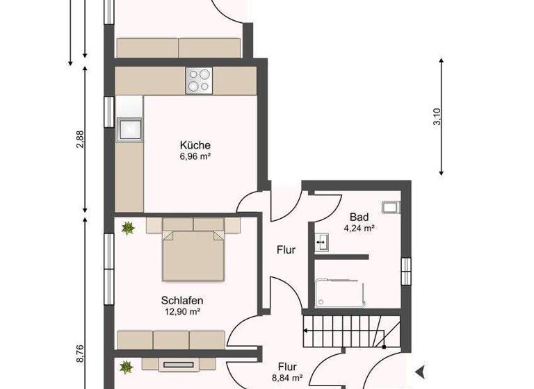Mehrfamilienhaus zum Kauf 259.000 € 7 Zimmer 126 m² 394 m² Grundstück Warsingsfehn Moormerland 26802