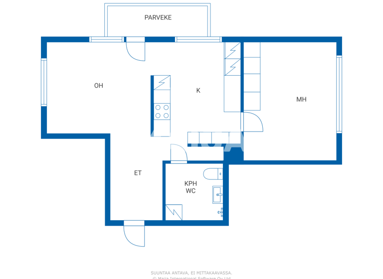 Studio zum Kauf 42.000 € 2 Zimmer 67 m² 3. Geschoss Villähteentie 546 Lahti 15540