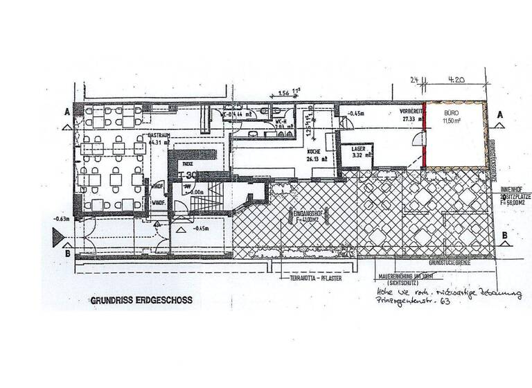 Restaurant zur Miete 2.500 € 143 m² Gastrofläche 317 m² Grundstück Friesenheim/Nord Ludwigshafen am Rhein 67063