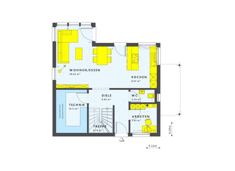 Haus zum Kauf provisionsfrei 571.800 € 5 Zimmer 125 m² 425 m² Grundstück Böhlen 04564
