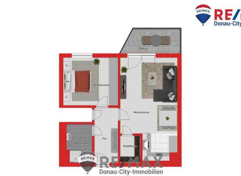 Wohnung zur Miete 1.390 € 2 Zimmer 63,3 m² 1. Geschoss Wien 1220