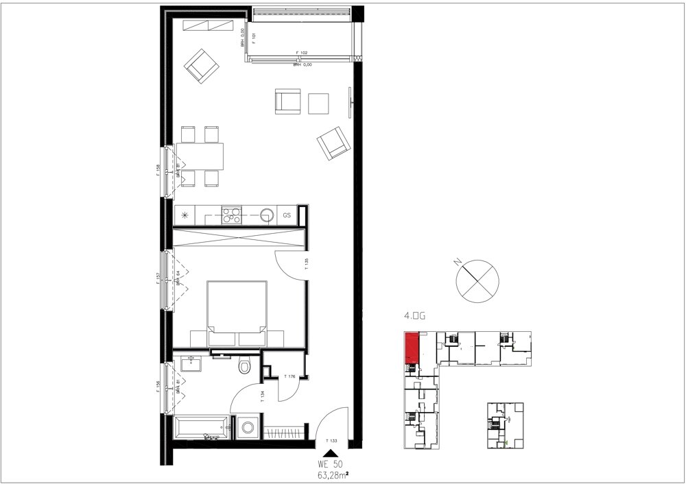 Wohnung zur Miete 1.171 € 2 Zimmer 63,3 m²<br/>Wohnfläche 4.<br/>Geschoss 01.03.2025<br/>Verfügbarkeit Hafenstraße 1D Schönau Leipzig 04179