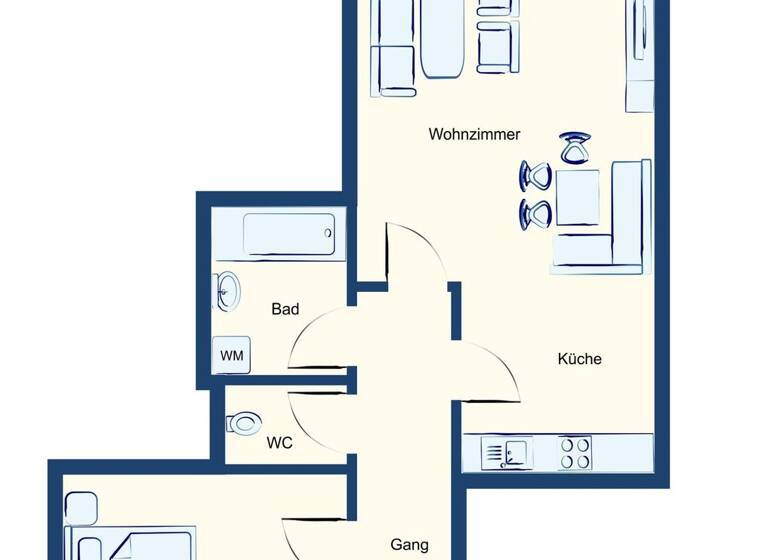 Wohnung zum Kauf 230.000 € 2 Zimmer 53,4 m² 1. Geschoss Reichsstraße 7a Lustenau 6890