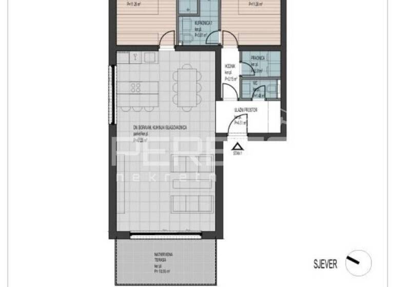 Wohnung zum Kauf 420.000 € 3 Zimmer 85 m² Okrug