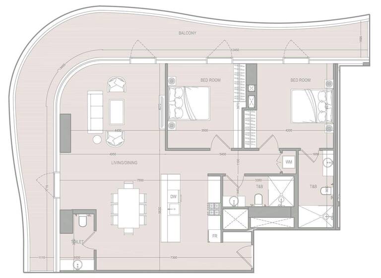 Wohnung zum Kauf provisionsfrei 864.715 € 3 Zimmer 162,7 m² Dubai 00000