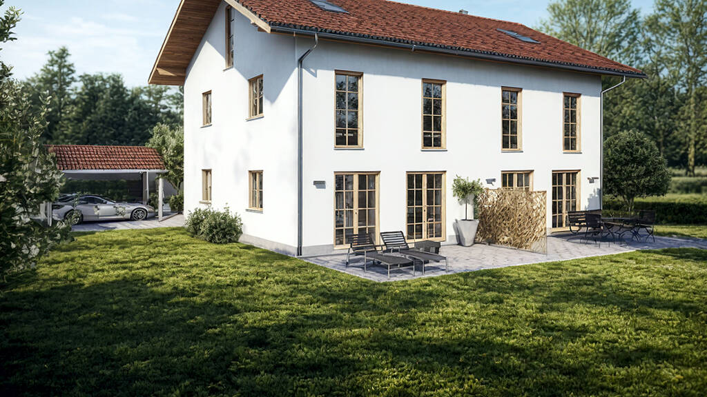 Doppelhaushälfte zum Kauf - Erstbezug 1.068.000 € 5 Zimmer 138 m² 368 m² Grundstück Gmund am Tegernsee 83703