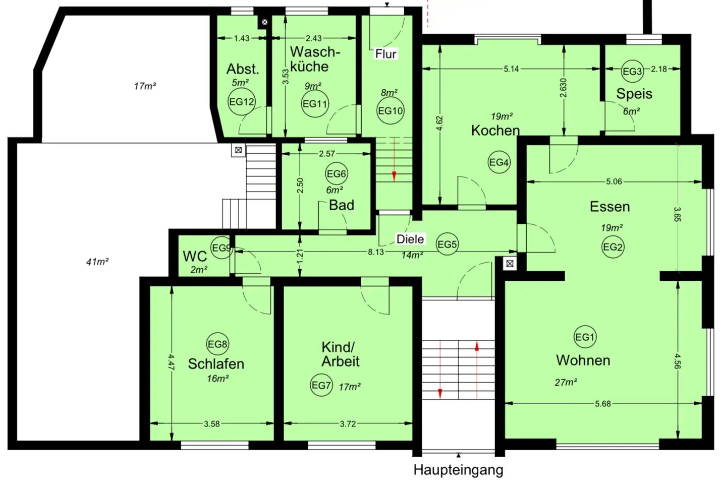 Wohnung zur Miete 700 € 5,5 Zimmer 185 m²<br/>Wohnfläche ab sofort<br/>Verfügbarkeit Kirchstr. 6 Zimmern Zimmern ob Rottweil 78658