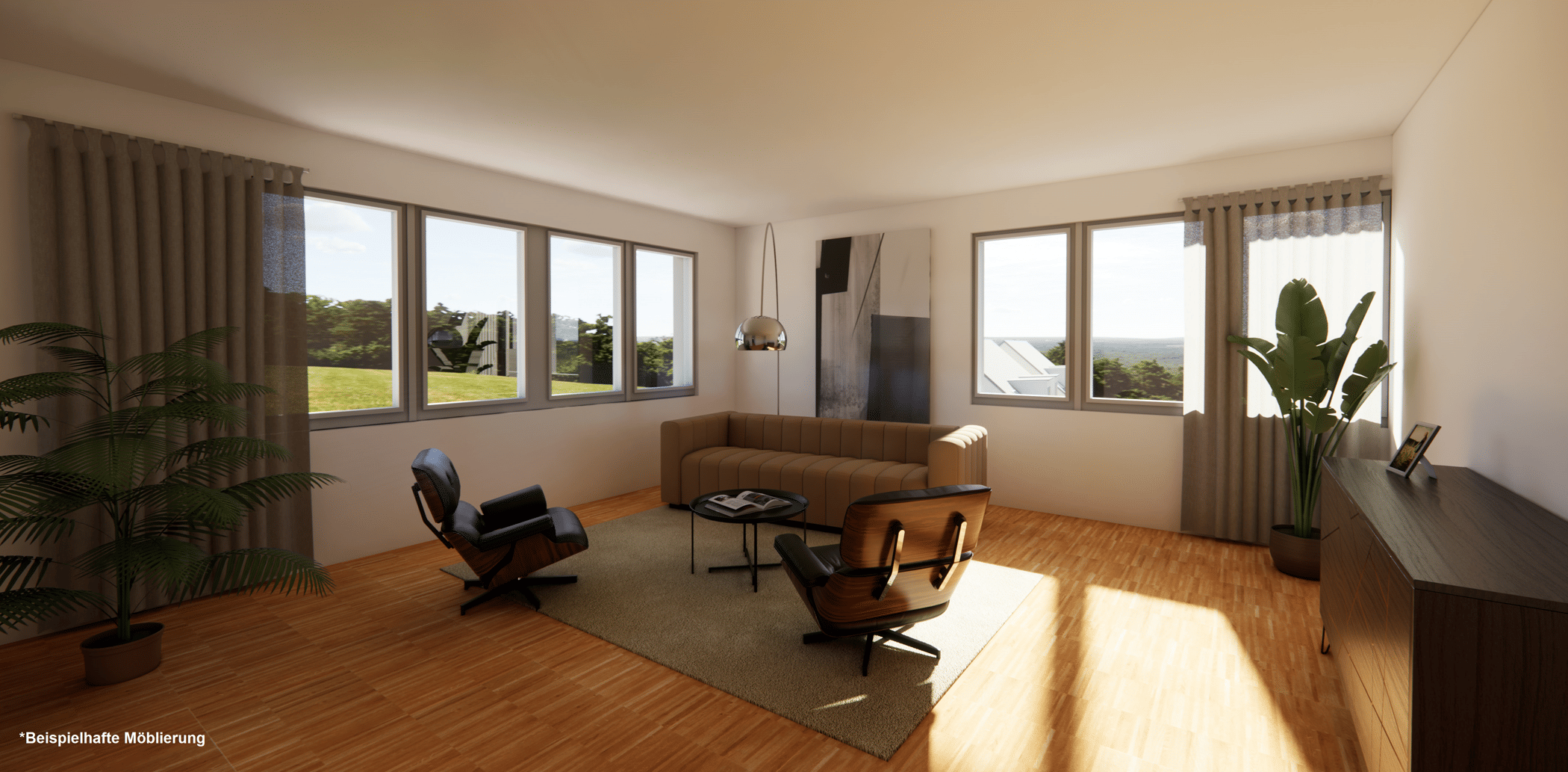 NEUBAU - EXKLUSIVE PENTHOUSE-WOHNUNG mit Weitblick im RieterBogen Kornburg – Käte-Reichert-Str. 28, 90455 Nürnberg – Vorschaubild 6