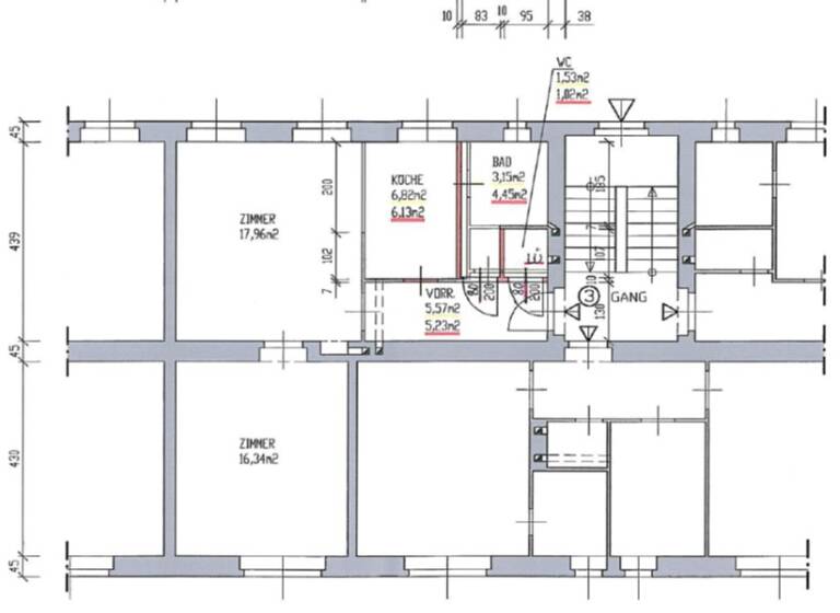 Wohnung zur Miete 523 € 2 Zimmer 51,1 m² EG Hasenöhrlstraße 67 Wien 1100