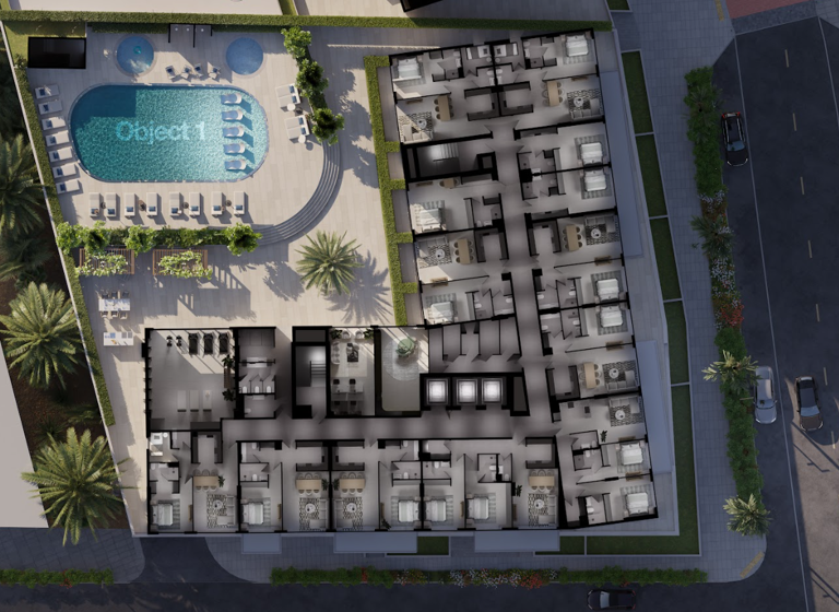 Wohnung zum Kauf provisionsfrei 320.843 € 2 Zimmer 69,3 m² Dubai 00000