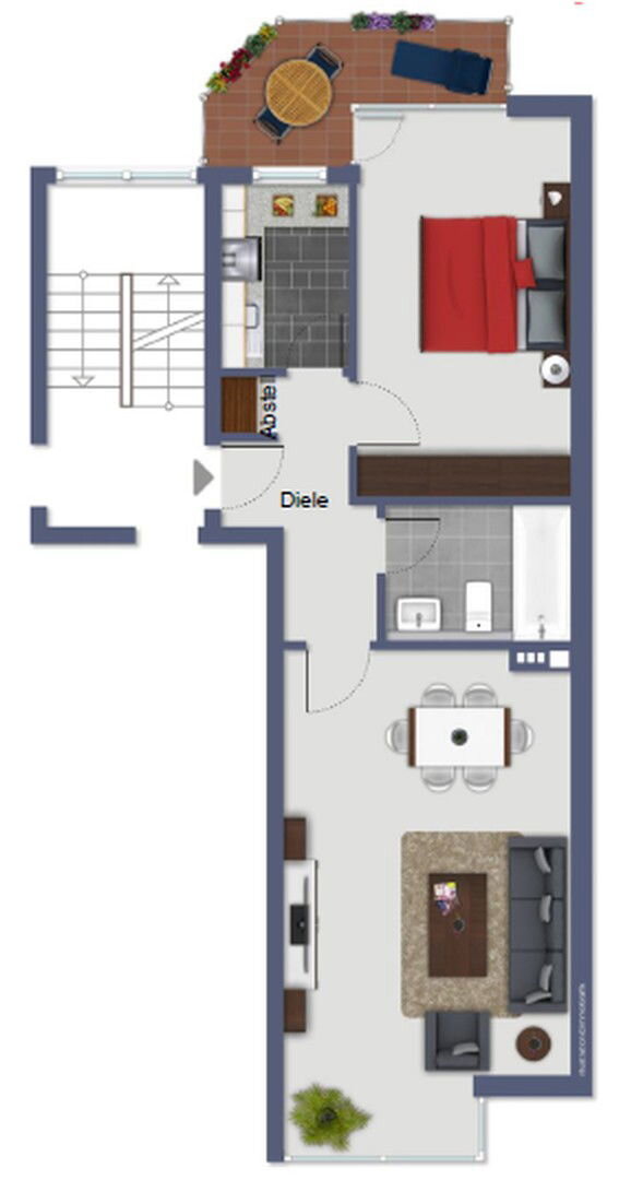 Wohnung zur Miete 600 € 2 Zimmer 61 m²<br/>Wohnfläche 1.<br/>Geschoss 01.01.2025<br/>Verfügbarkeit Kempener Straße 226 Katterbach Bergisch Gladbach 51467