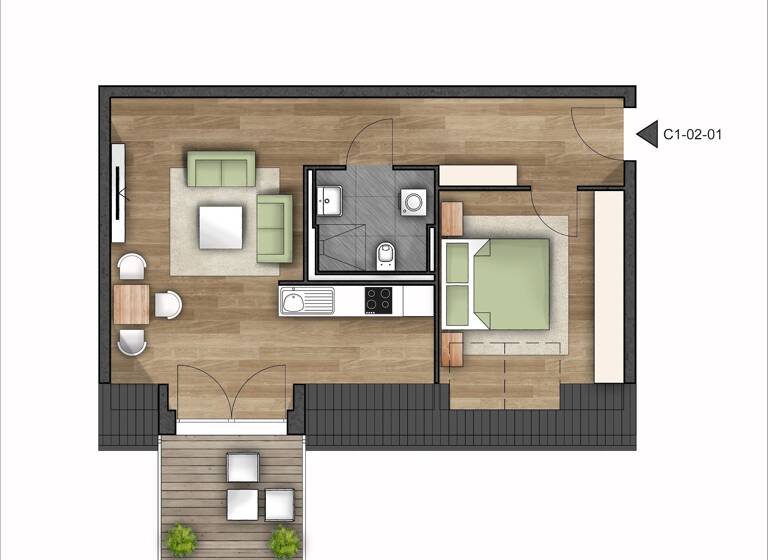 Wohnung zur Miete 811 € 2 Zimmer 56,2 m²<br/>Wohnfläche 2.<br/>Geschoss ab sofort<br/>Verfügbarkeit Lorenz-Krapp-Straße 2 Bamberg Bamberg 96052