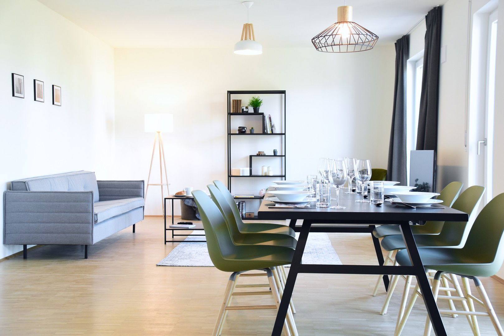 Wohnung zur Miete Wohnen auf Zeit 3.350 € 4 Zimmer 109 m²<br/>Wohnfläche 13.01.2025<br/>Verfügbarkeit Gallus Frankfurt 60327