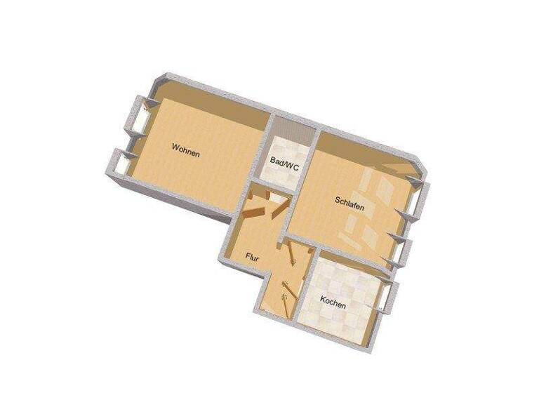 Wohnung zur Miete 215 € 2 Zimmer 52,1 m² 4. Geschoss frei ab 01.06.2026 Karolastraße 108 Preißelpöhl Plauen 08525