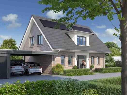 Einfamilienhaus zum Kauf - Erstbezug provisionsfrei 589.200 € 5 Zimmer 137 m² 612 m² Grundstück Beethovenstraße 50 Etelsen Langwedel 27299