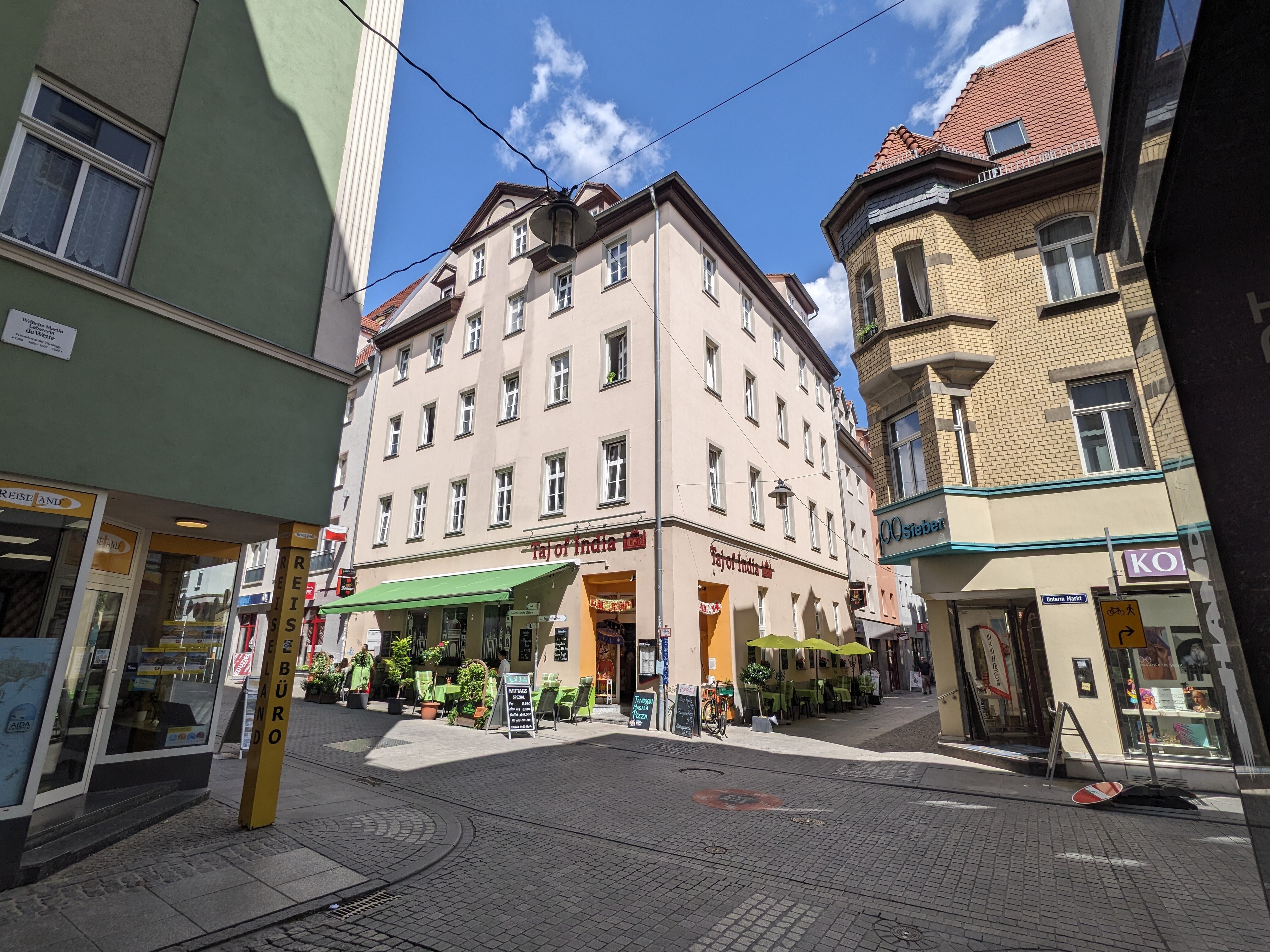 Wohn- und Geschäftshaus zum Kauf als Kapitalanlage geeignet 1.050.000 € 494 m²<br/>Fläche 191 m²<br/>Grundstück Unterm Markt 3 Jena - Zentrum Jena 07743