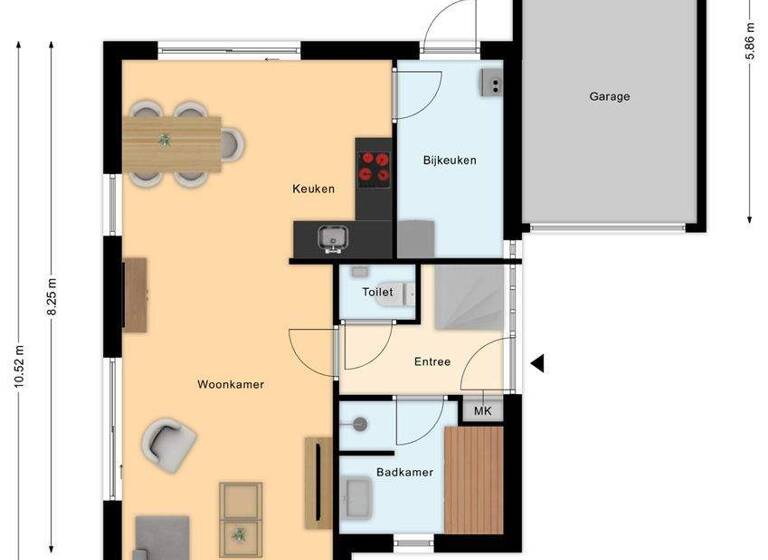 Einfamilienhaus zum Kauf provisionsfrei 379.000 € 4 Zimmer 104 m² 416 m² Grundstück Boutlaan 1-41 Scharendijke 4322DS
