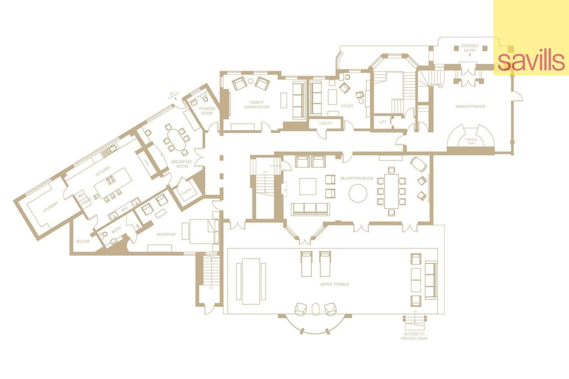 Wohnung zum Kauf provisionsfrei 12.353.250 € 5 Zimmer 502,4 m²<br/>Wohnfläche NORTH END WAY London NW3 7EU