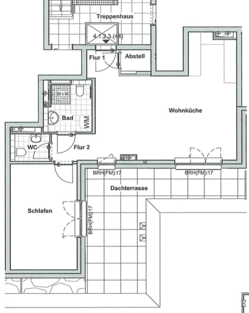 Penthouse zur Miete 1.030 € 2 Zimmer 72,6 m²<br/>Wohnfläche 2.<br/>Geschoss Dörpsring 27 a Hasloh 25474