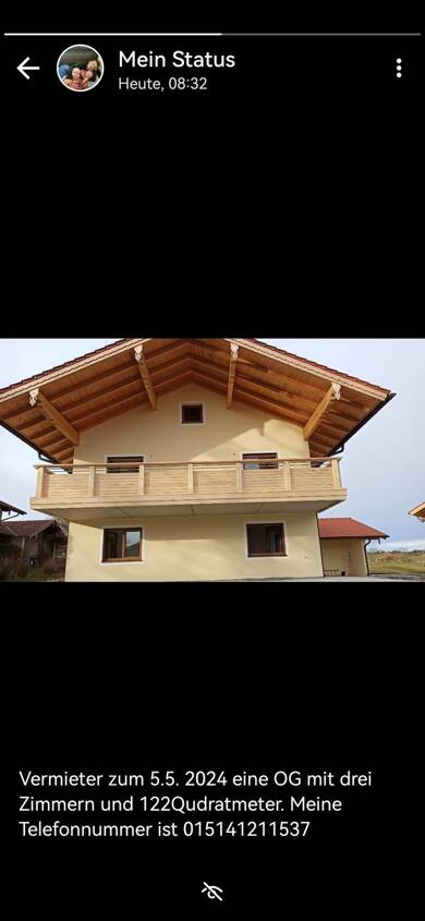 Maisonette zur Miete 1.300 € 4 Zimmer 122 m² Geschoss 1/2 frei ab 01.08.2025 Weilham Weilham Tittmoning 84529