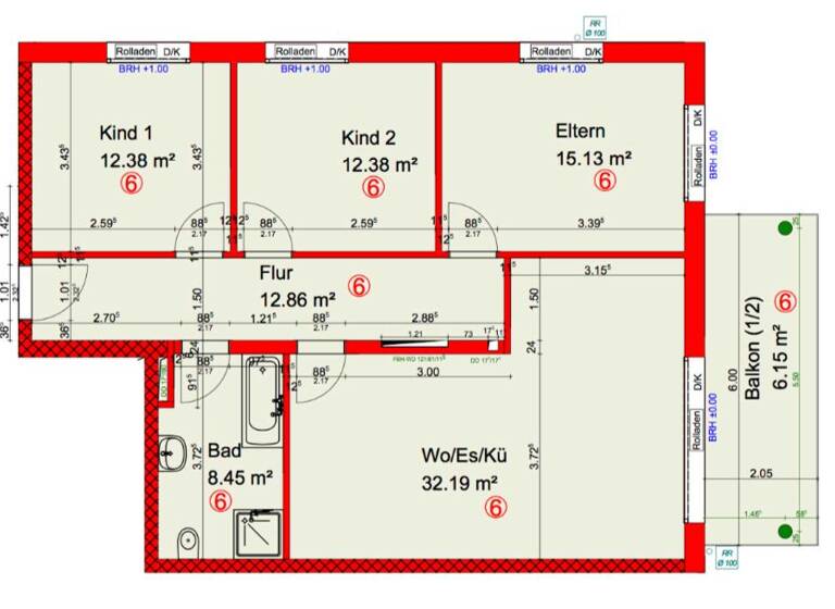 WG-Zimmer zur Miete 1.300 € 4 Zimmer 100 m² Geschoss 1/3 frei ab 01.07.2026 Niederstotzingen 89168