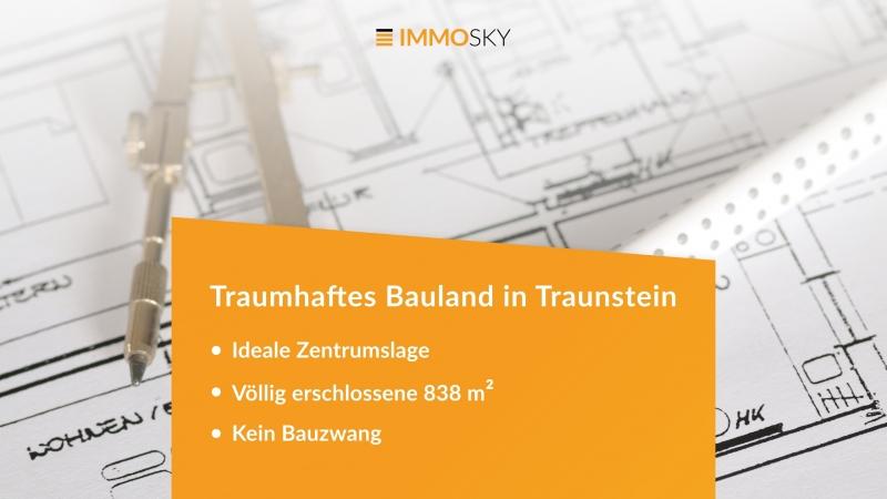 Grundstück zum Kauf 1.400.000 € 838 m²<br/>Grundstück Traunstein Traunstein 83278