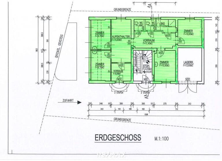Wohnung zur Miete 700 € 4 Zimmer 80,7 m² Großklein 36 Großklein 8452